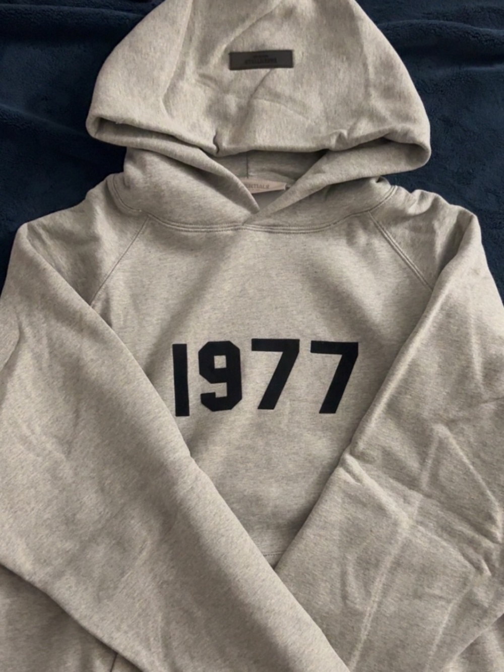 "1977" Essentials Fear Of God hoodie in gray SIZE MED